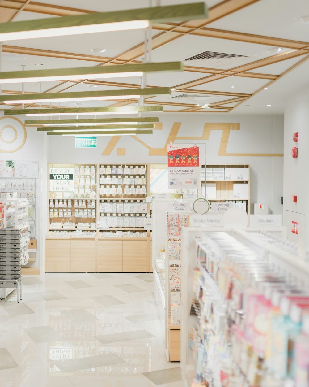 Close view of prescription bottles and pharmacy stock on a counter